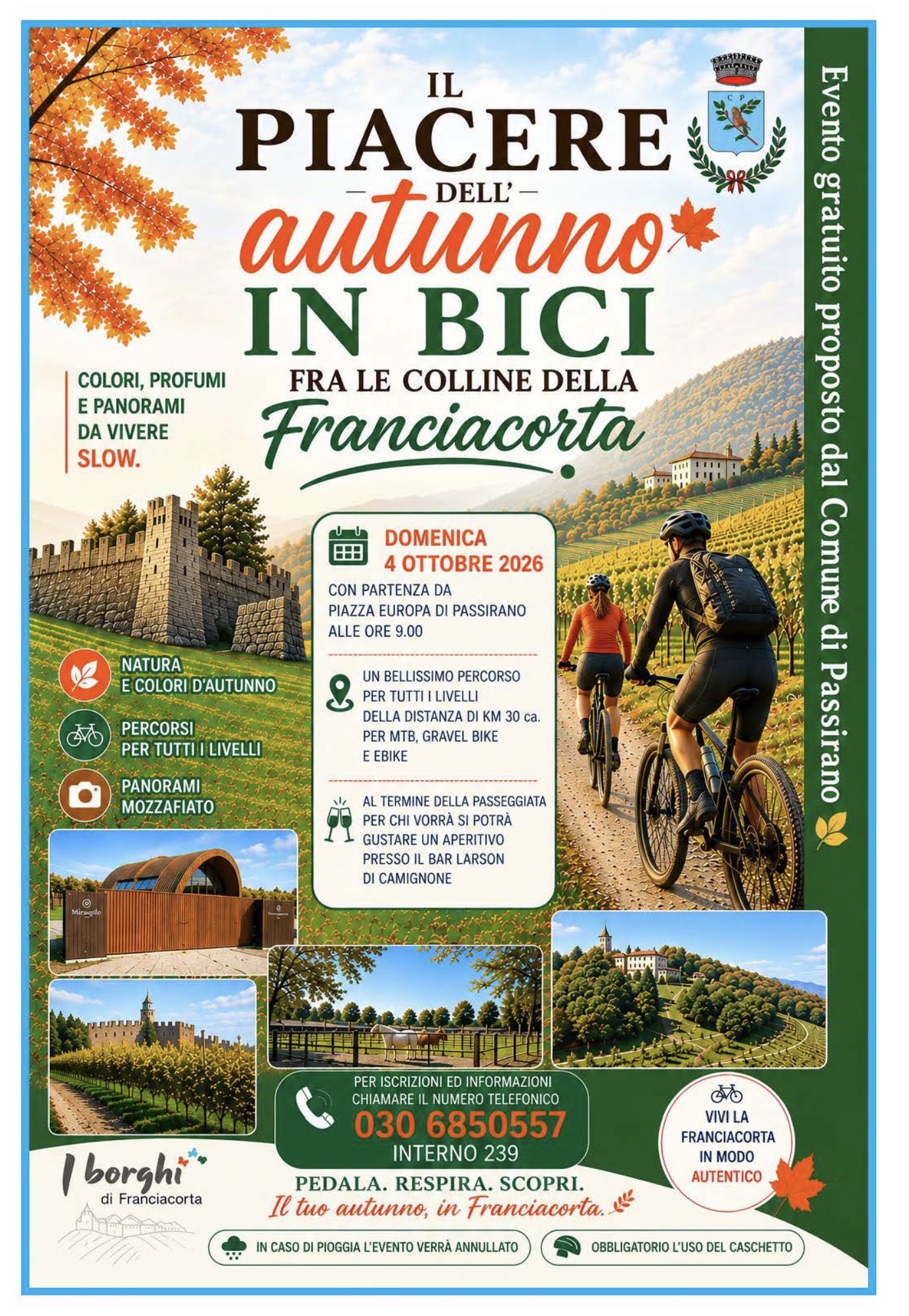Locandina Autunno in bici