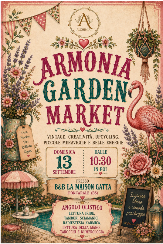 Locandina Armonia garden market