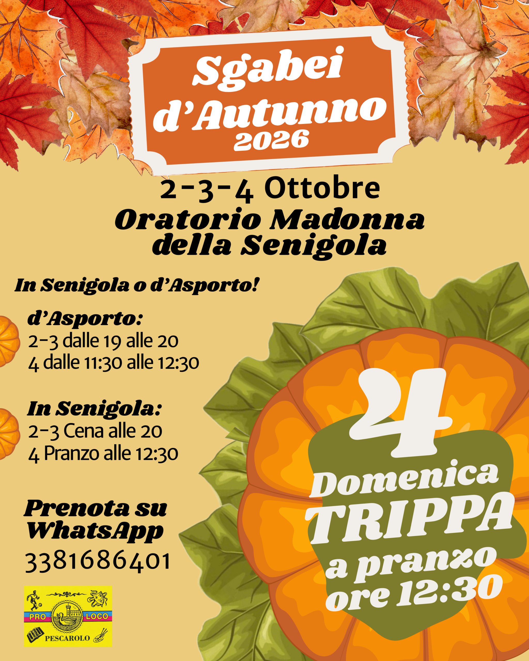 Locandina Sgabei d’autunno