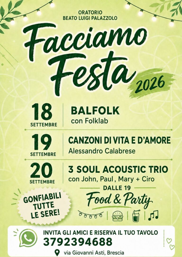 Facciamo festa