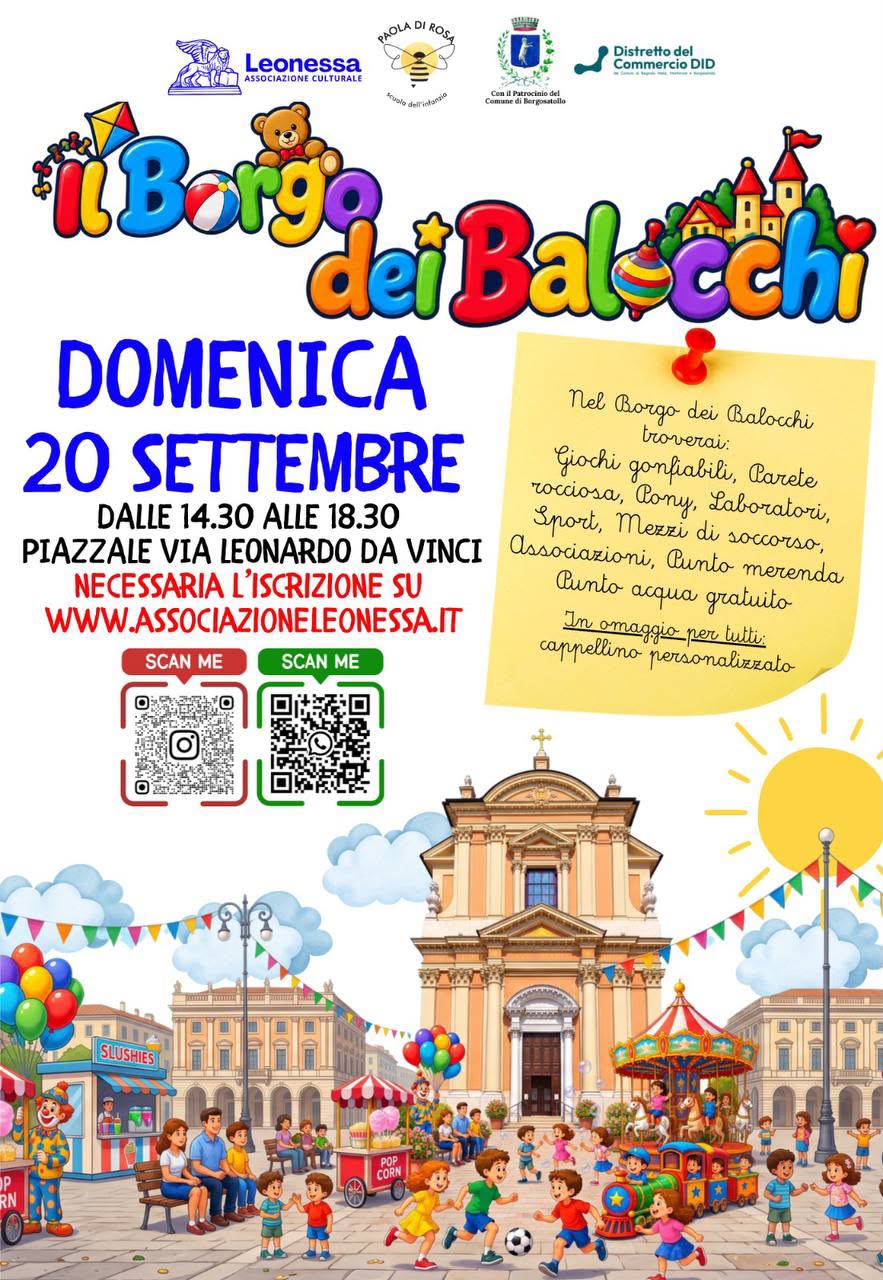 Locandina Il borgo dei baloccchi