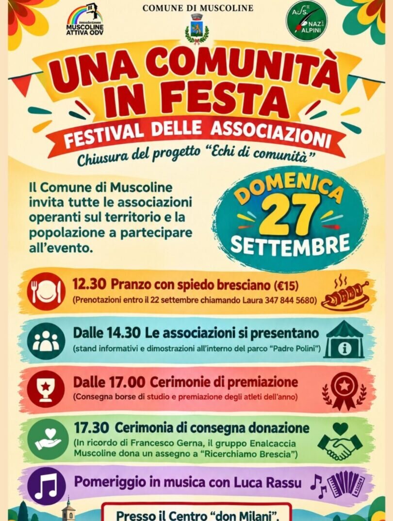 Locandina Echi di comunità