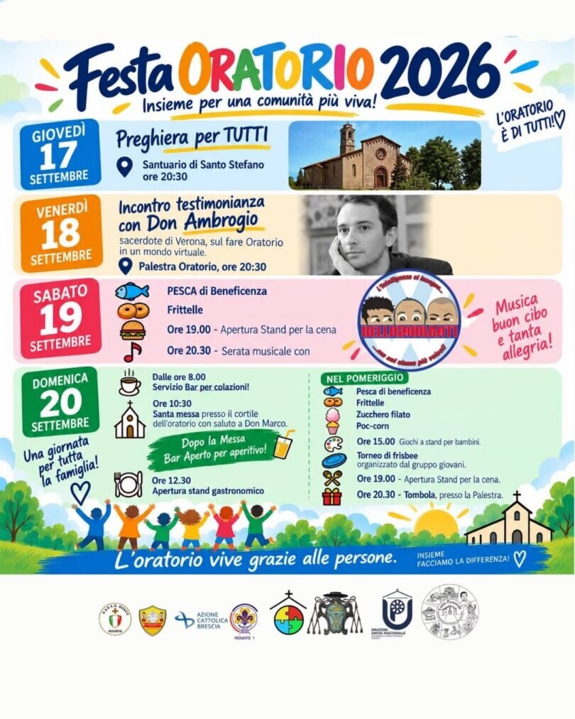 Locandina Festa Oratorio