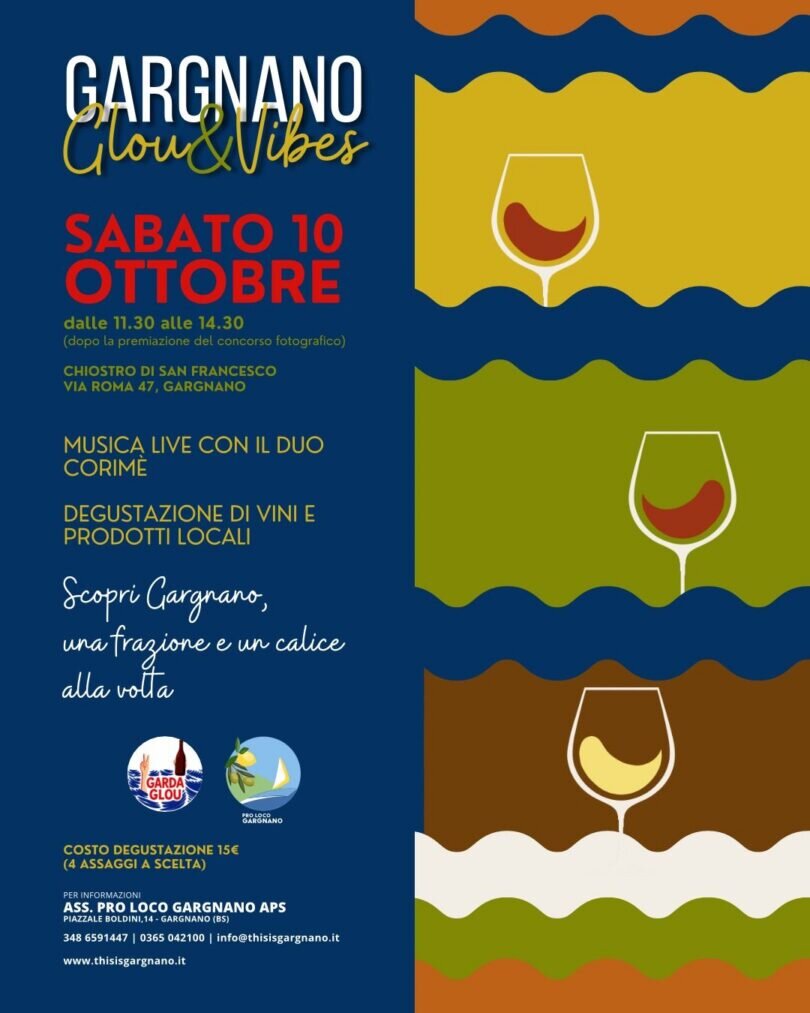 Locandina Gargnano Glou&Vibes