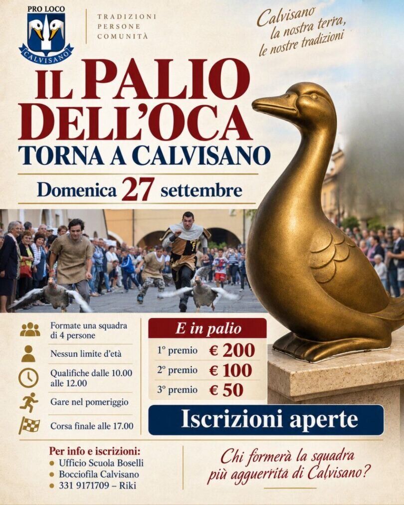 Locandina Il palio dell’oca
