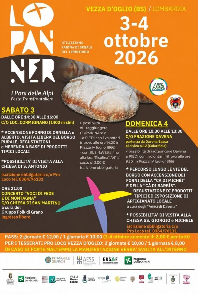 Locandina Lo pan ner - i pani delle alpi