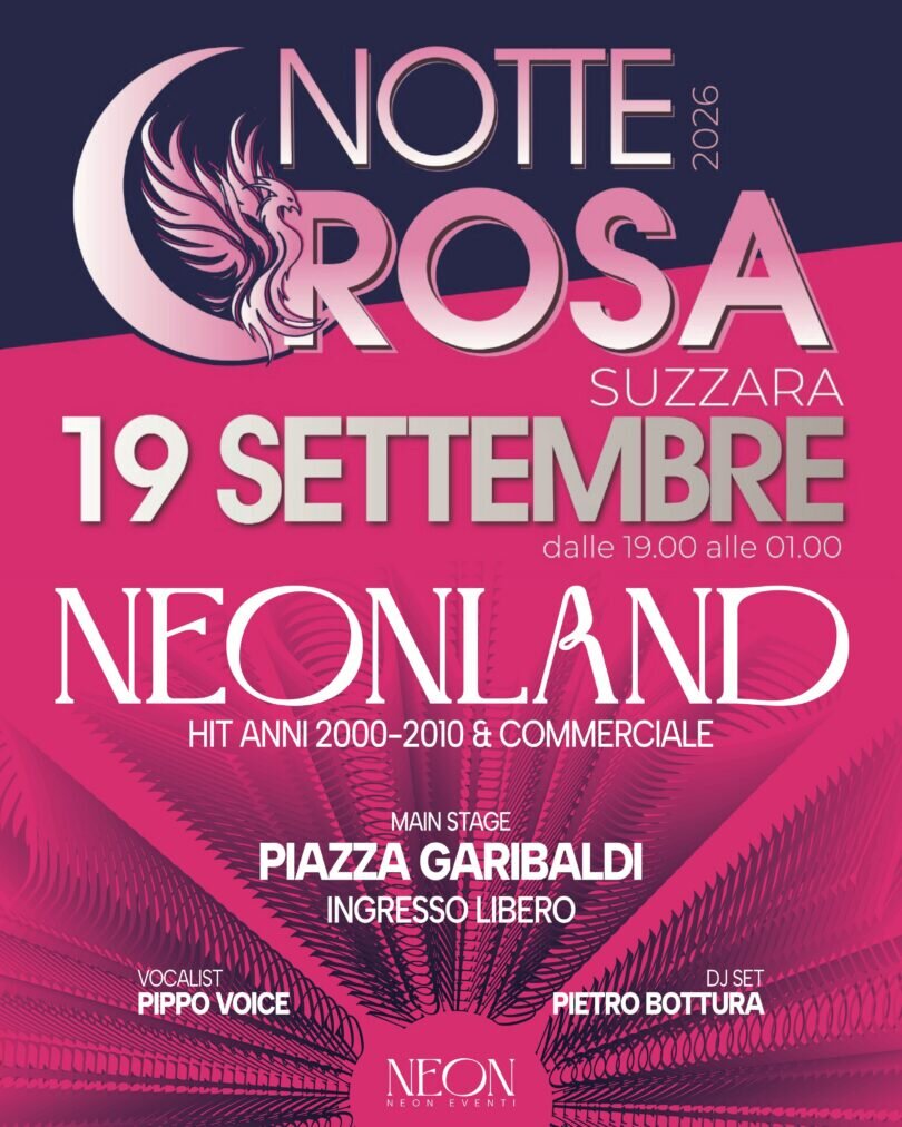 Locandina Notte rosa a Suzzara
