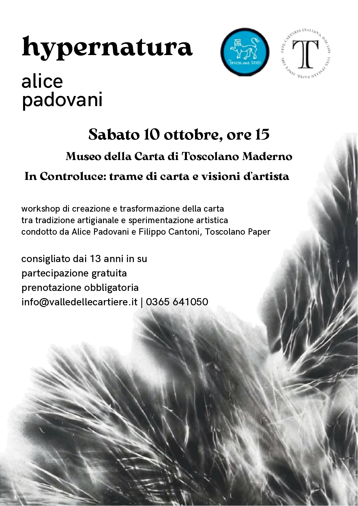 Locandina Workshop in controluce