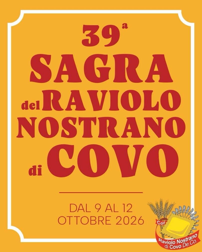 Locandina Sagra del Raviolo Nostrano di Covo