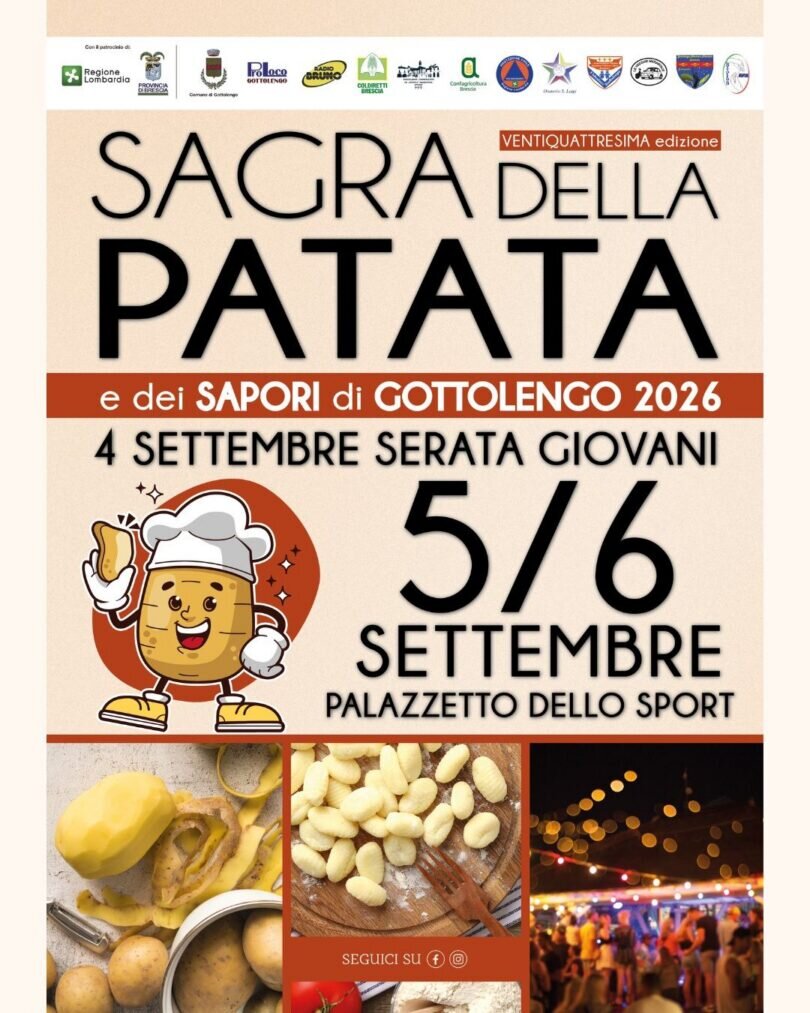 Locandina Sagra della patata di Gottolengo