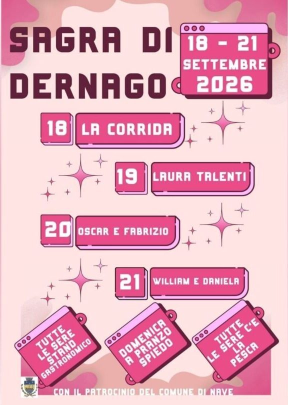 Locandina Sagra di Dernago