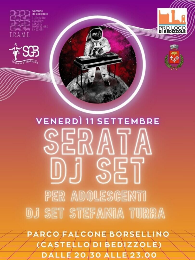 Locandina Serata DJ SET