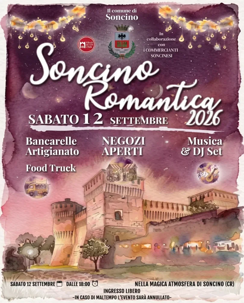 Locandina Soncino Romantica