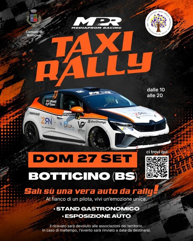 Locandina Taxy Rally Botticino