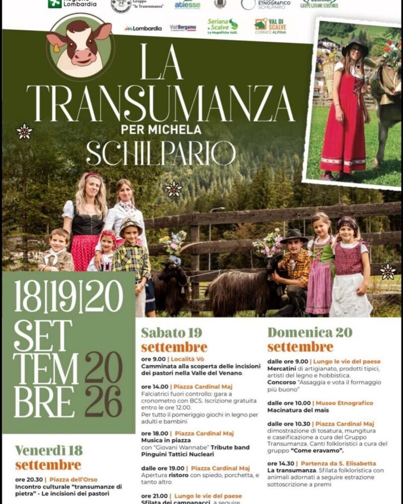 Locandina Transumanza di Schilpario