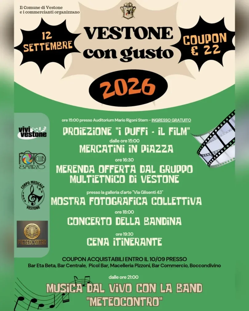 Locandina Vestone con gusto