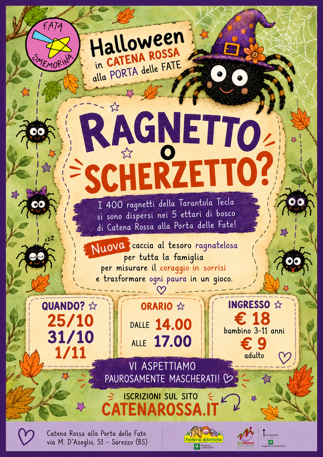 Locandina Halloween: ragnetto o scherzetto?