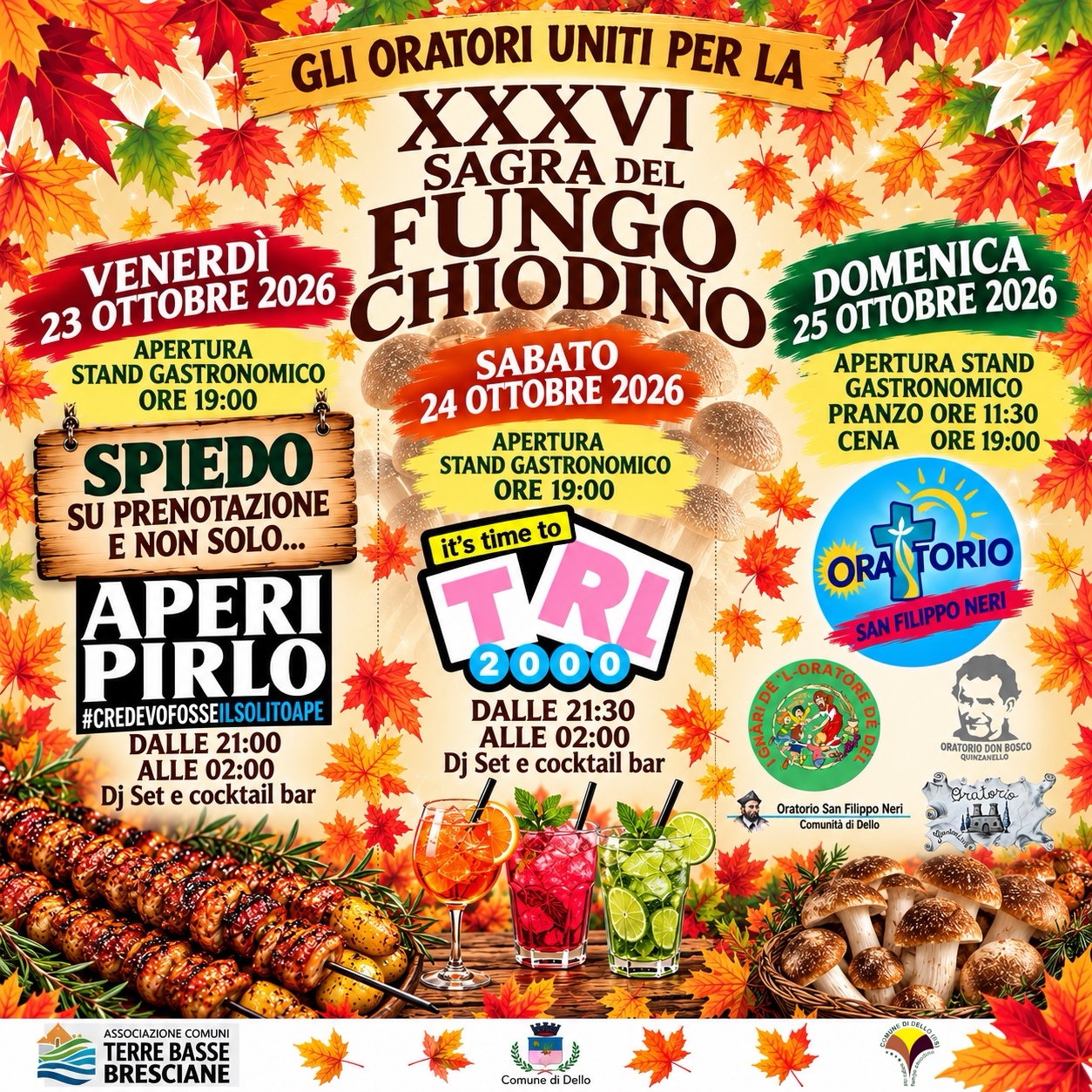 locandina XXXVI Sagra del Fungo Chiodino