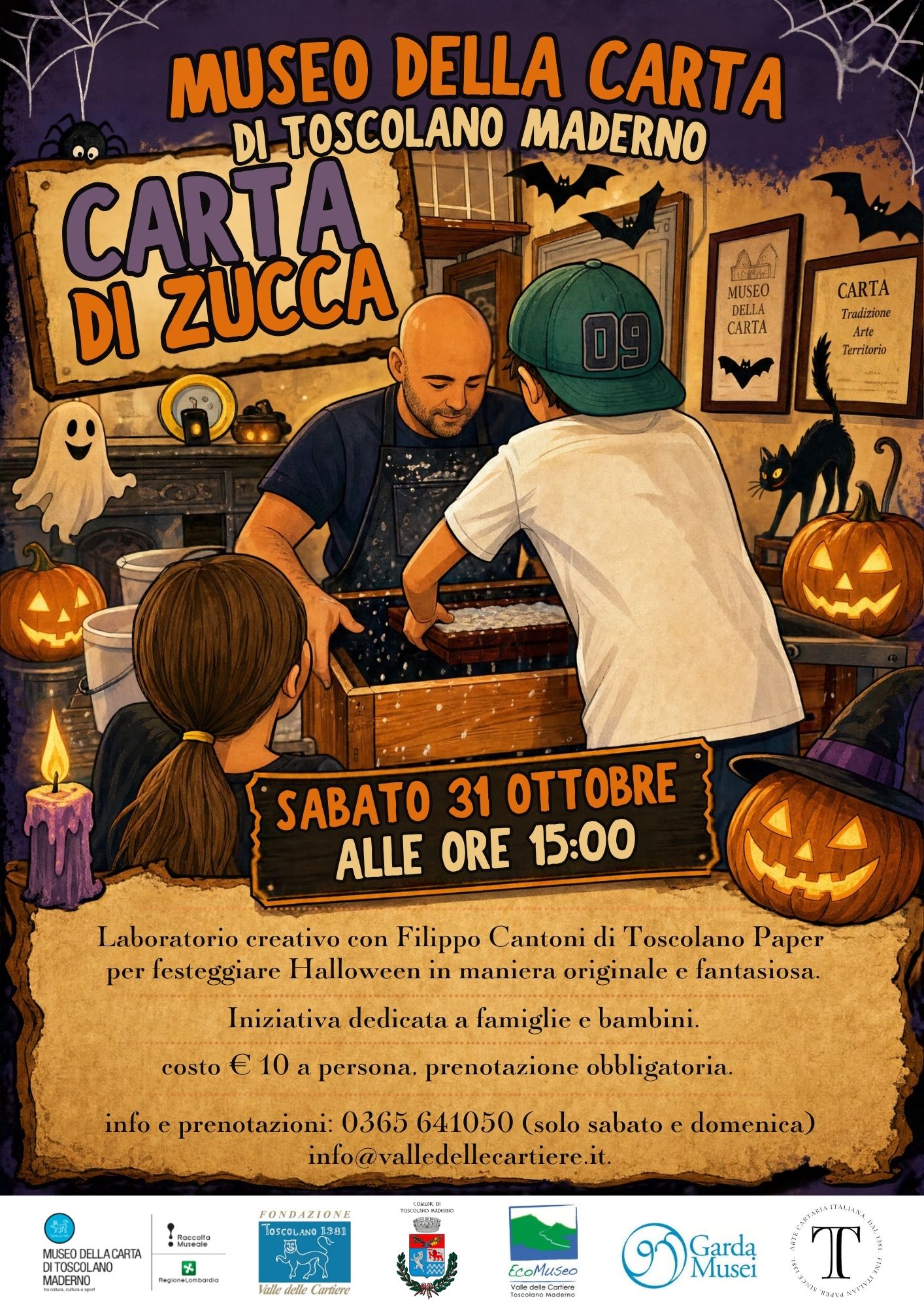 Locandina Workshop di halloween