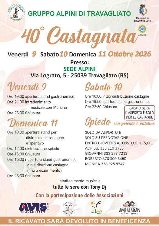 Locandina 40 castagnata