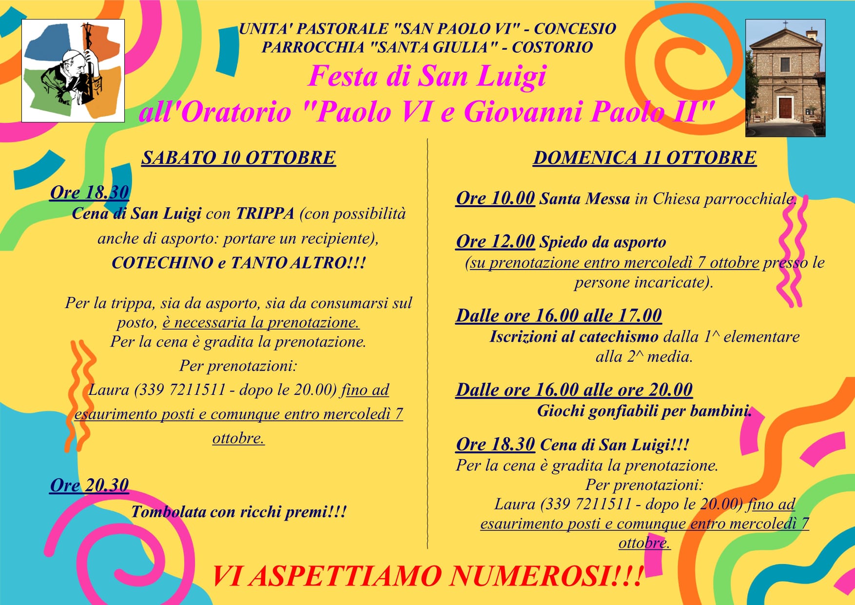 Locandina Festa di san Luigi