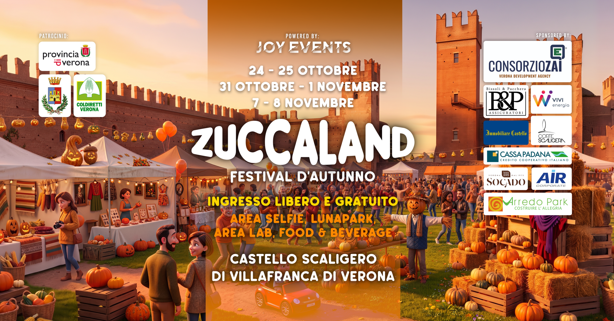 Locandina Zuccaland - festival d'autunno