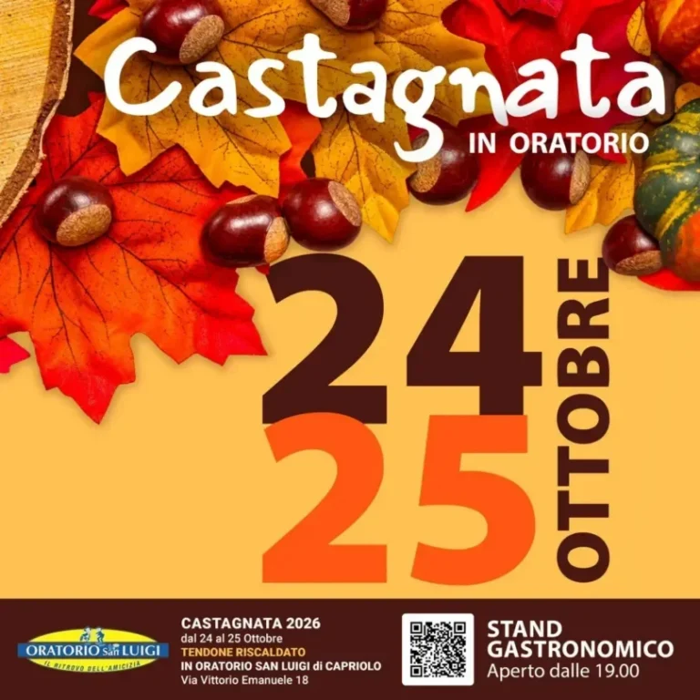 Castagnata in oratorio