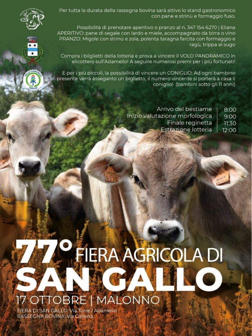 Locandina Fiera agricola di san gallo