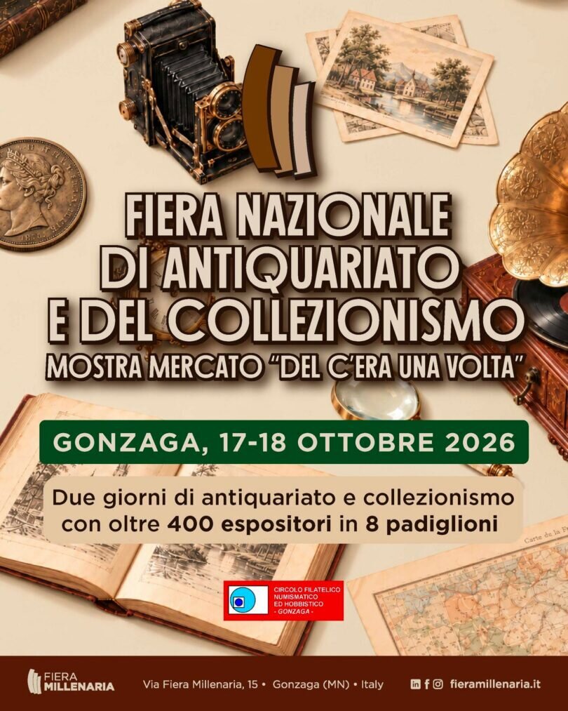 Locandina Fiera Nazionale dell’Antiquariato e del Collezionismo