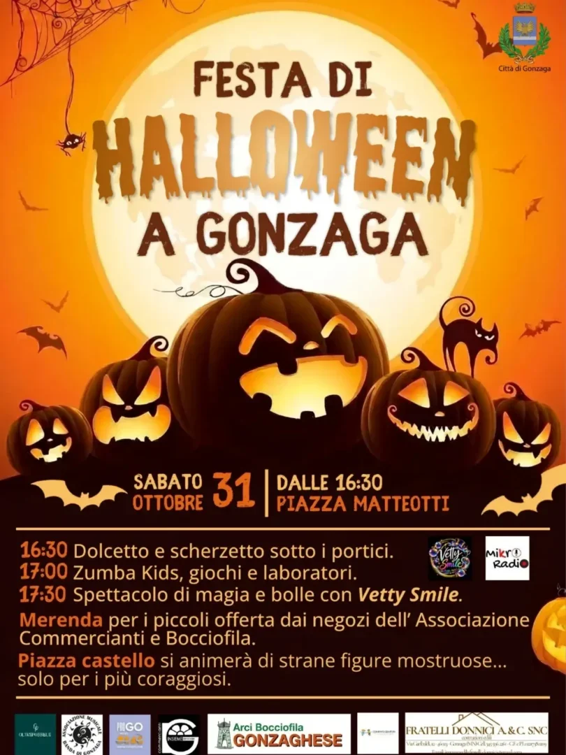 Locandina Halloween a Gonzaga