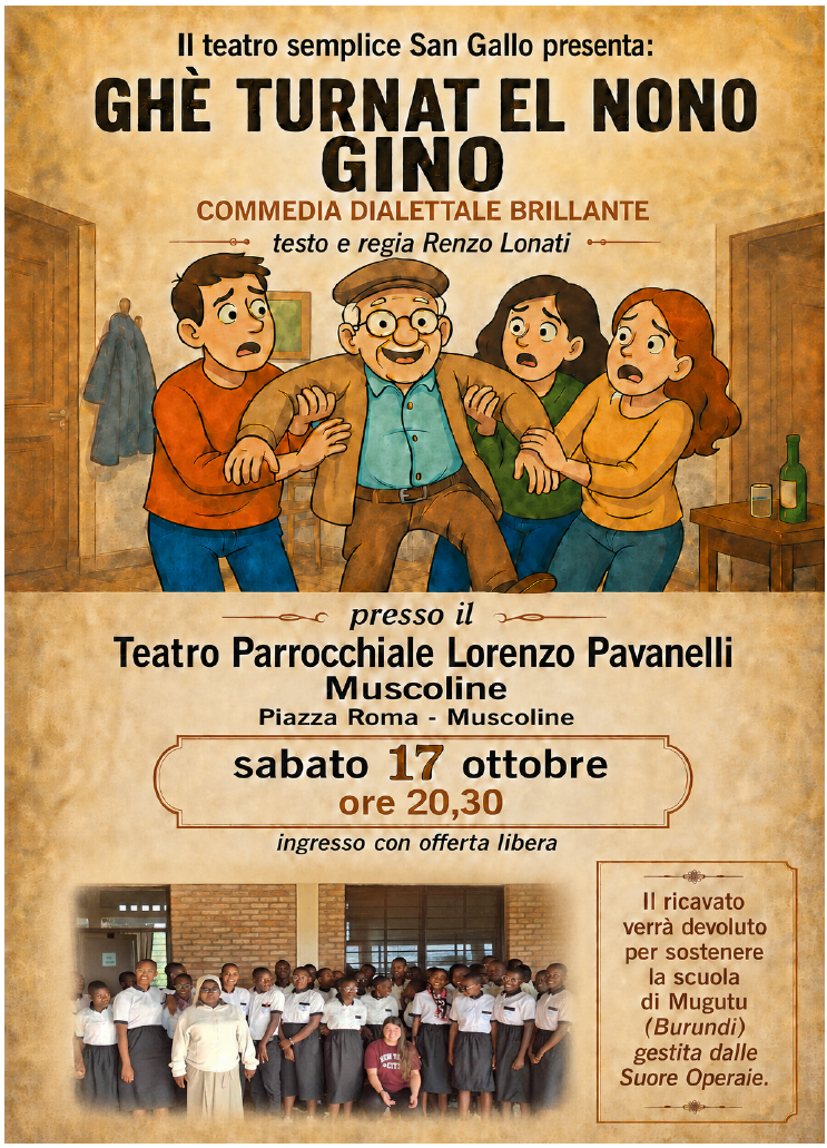 Locandina Commedia brillante dialettale