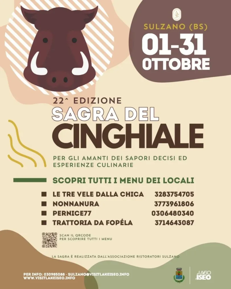 Locandina Sagra del cinghiale