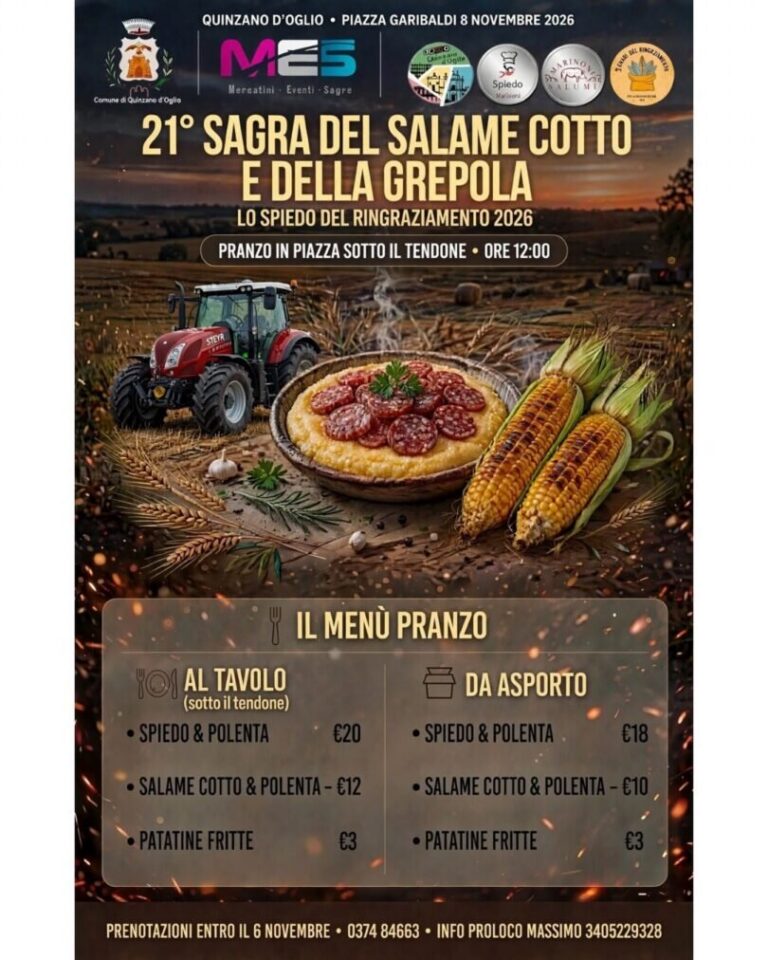 Locandina Sagra del salame cotto e della grepola